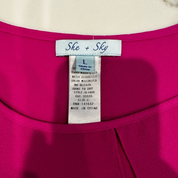 Pink Work Blouse - Picture 4 of 4